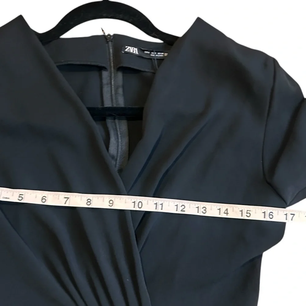 Zara Wonen Pleated Jumpsuit Dress - Picture 14 of 15